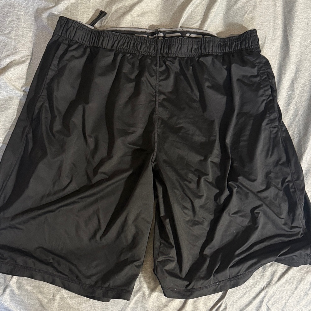 Bundle of 3 Black and Red  Athletic Drawstring Shorts